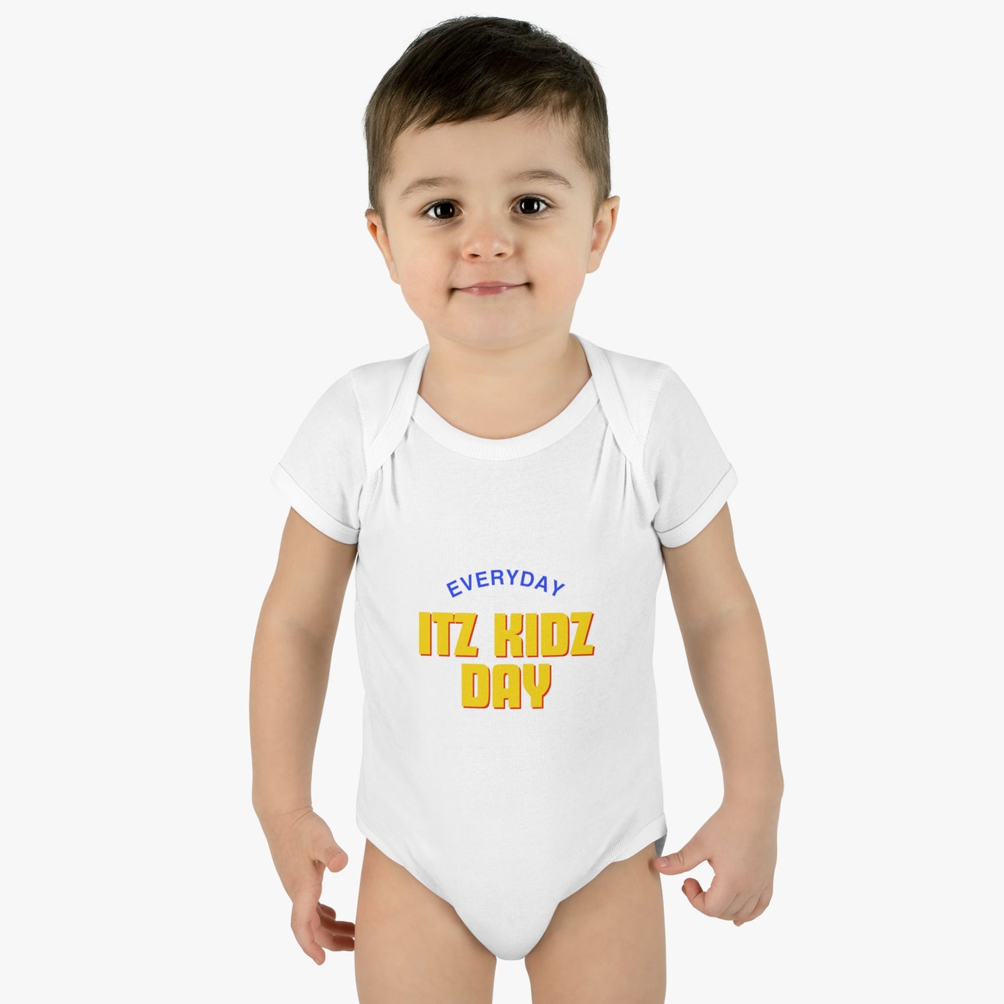 Itz Kidz Day Infant Baby Rib Bodysuit