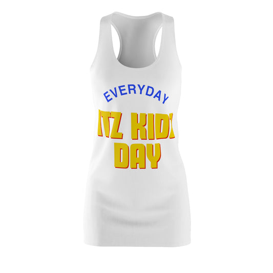 Itz Kidz Day Easy Wear Women's Cut & Sew Racerback Dress (AOP)