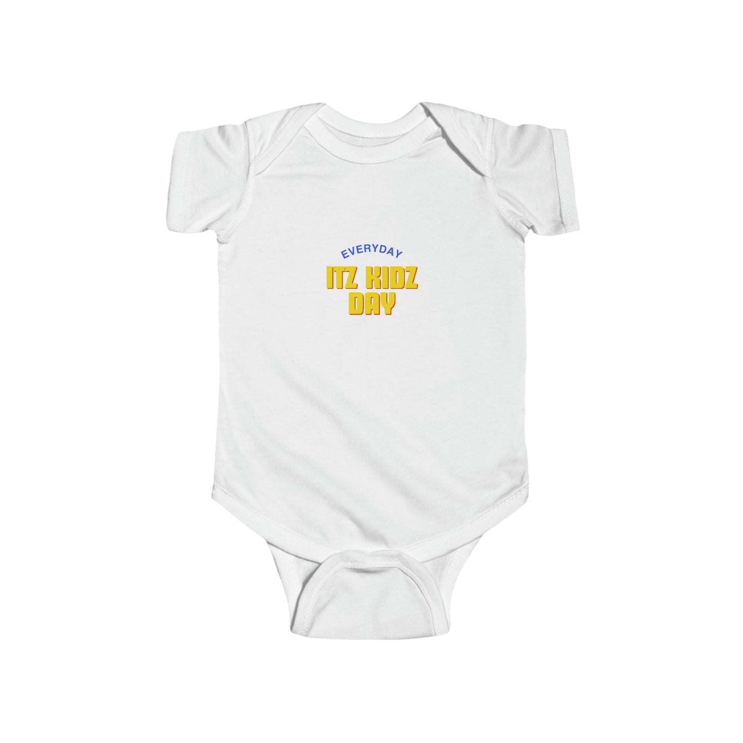 Itz Kidz Day Cute and Soft Infant Fine Jersey Bodysuit