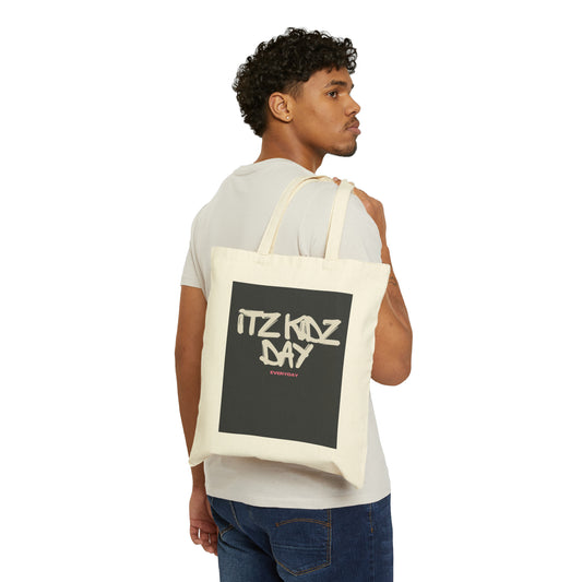 Itz Kidz Day Keep It All Together Cotton Canvas Tote Bag